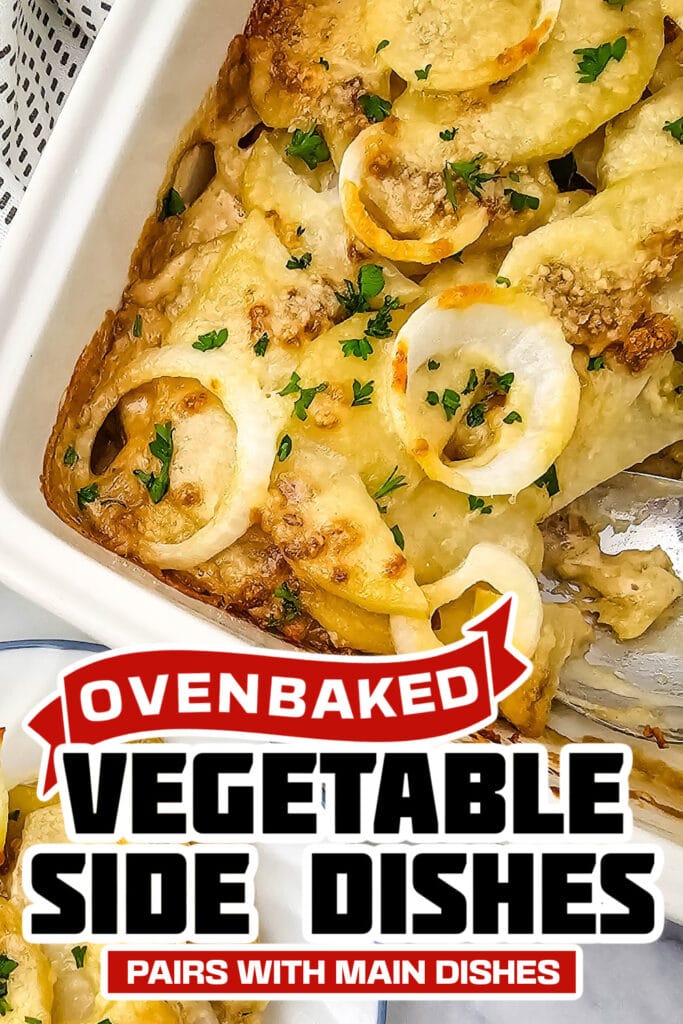 baked vegetable side dishes - French Onion Potato Bake