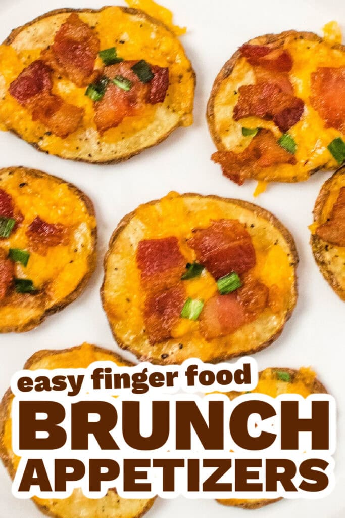 brunch appetizers - Air Fryer Bacon and Cheese Potato Slices copy