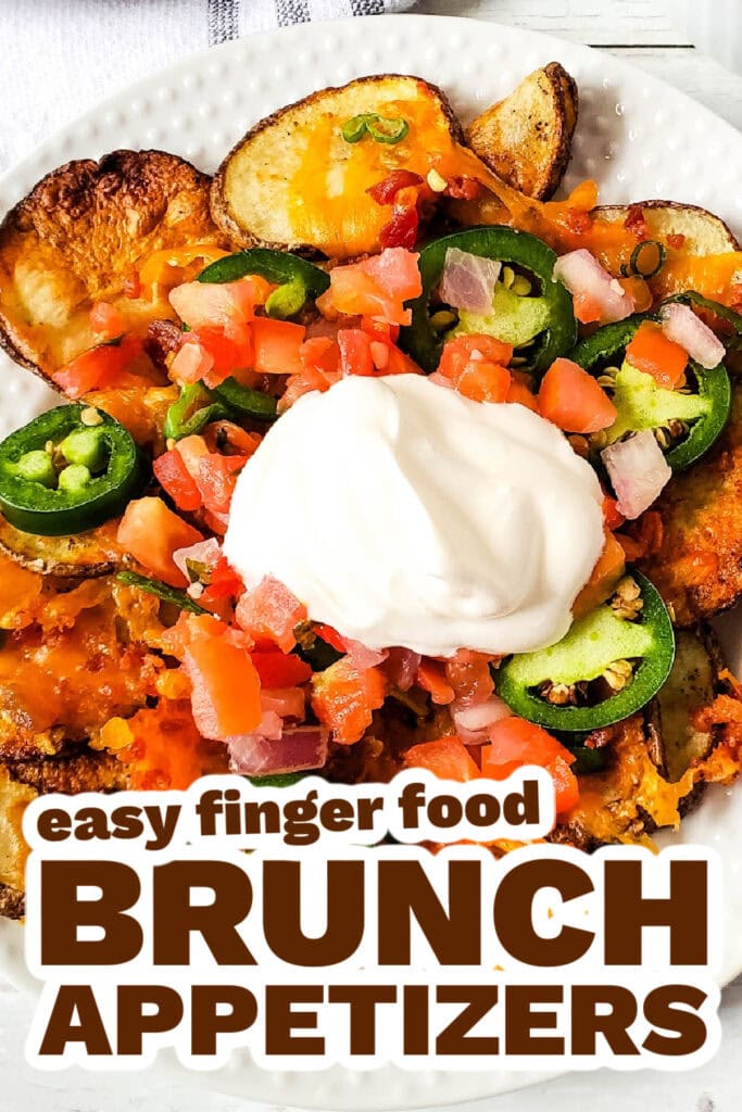 brunch appetizers -Cheesy Baked Irish Nachos
