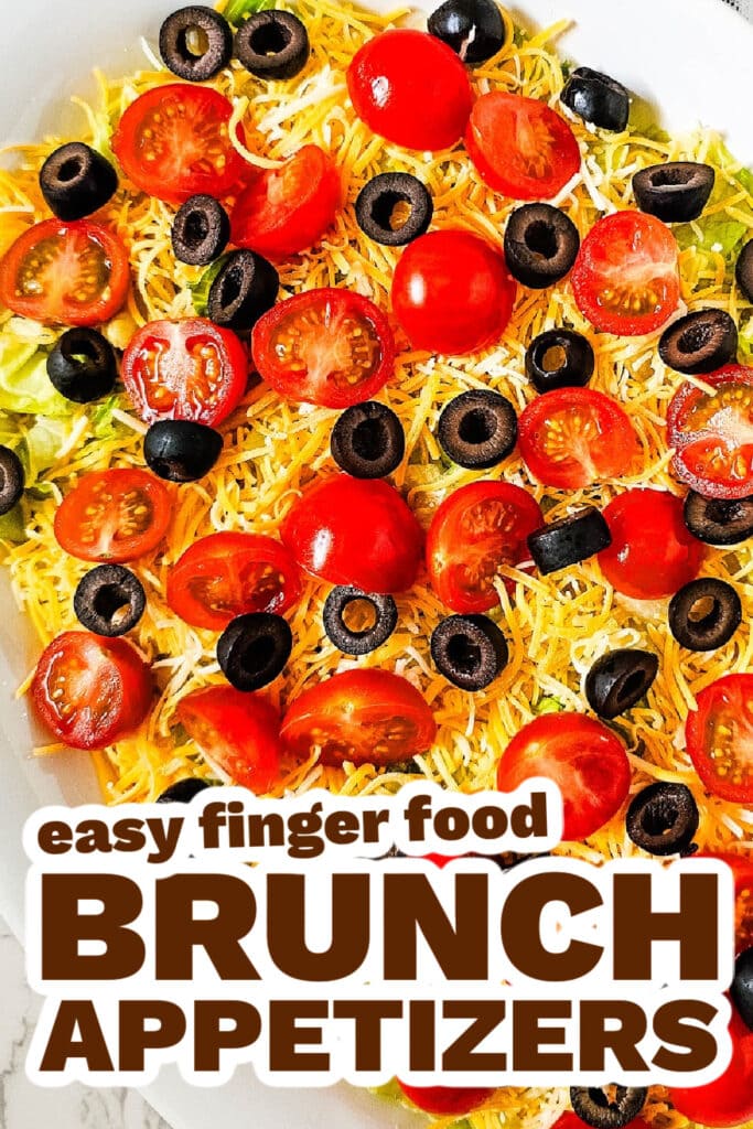 brunch appetizers -Classic Taco Dip