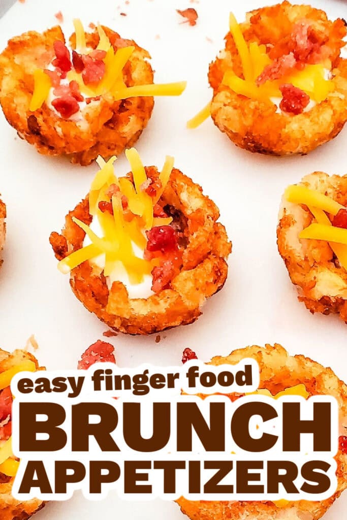 brunch appetizers - Loaded Tater Cups copy