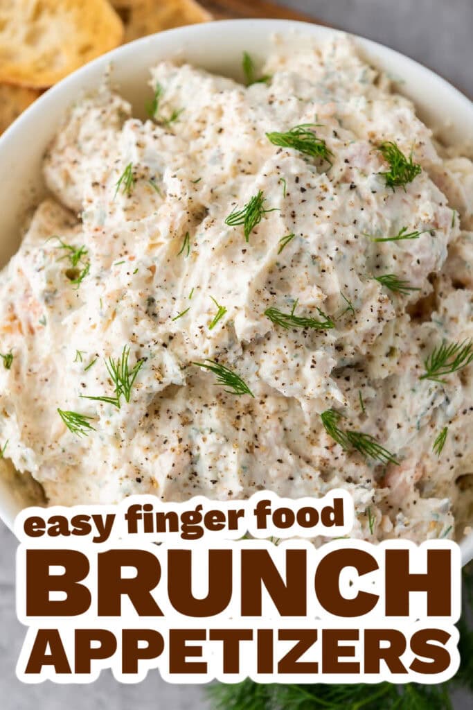 brunch appetizers -Smoked Salmon Dip
