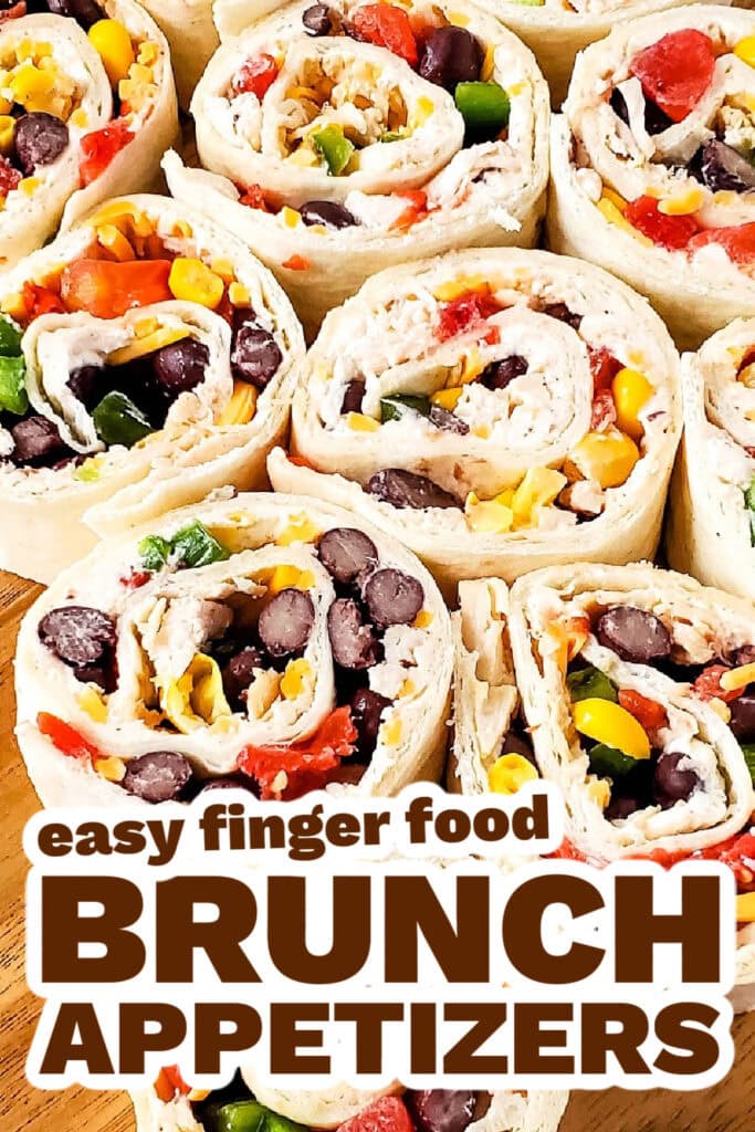 brunch appetizers - Southwest Chicken Pinwheels copy (1)
