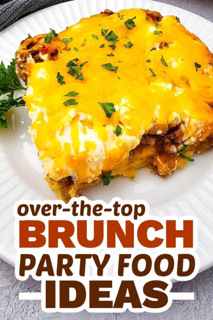 brunch party food ideas - Cheesy Tex-Mex John Wayne Casserole