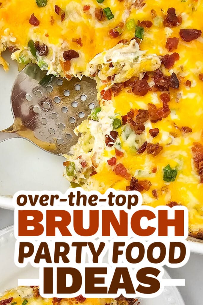 brunch party food ideas - Cracked Out Chicken Tater Tot Casserole copy