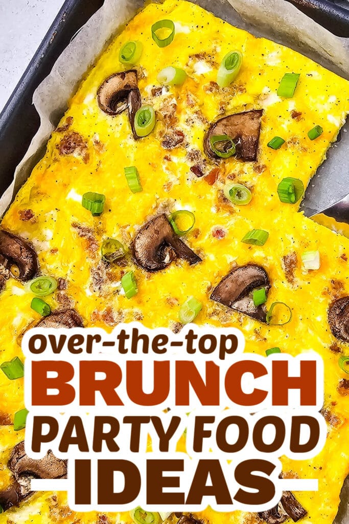 brunch party food ideas - Sheet Pan Frittata copy