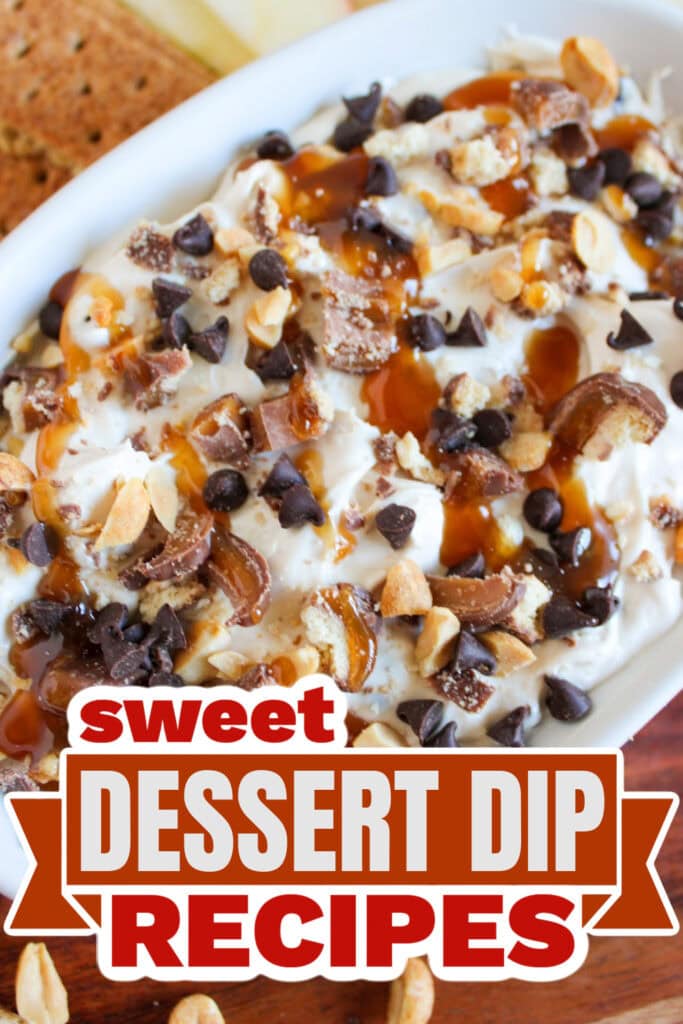 dessert dips - Caramel Twix Apple Dip