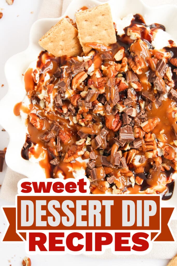 dessert dips - Turtle Cheesecake Dip