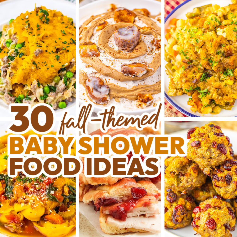 Fall-Themed Baby Shower Food Ideas