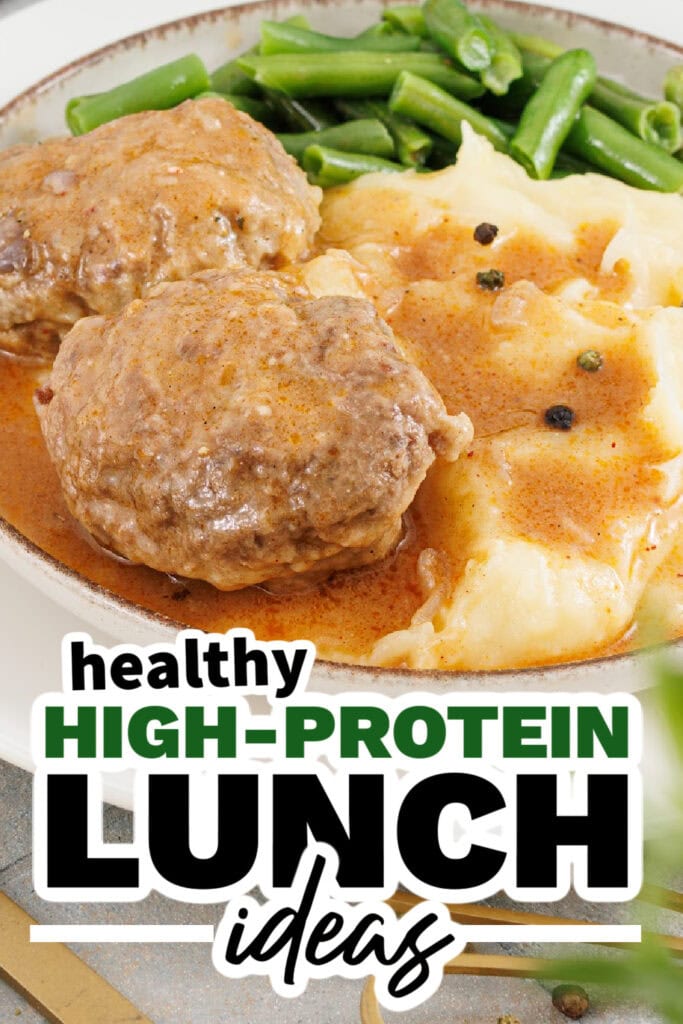 high protein lunch ideas -Classic Salisbury Steak copy