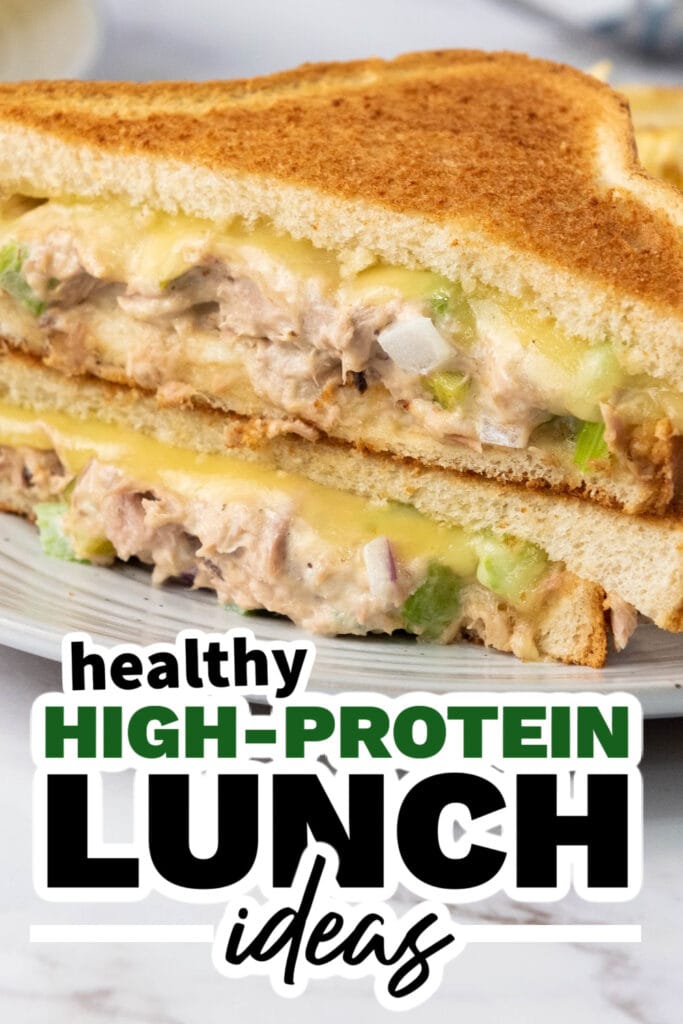 high protein lunch ideas - Classic Tuna Melt Sandwich