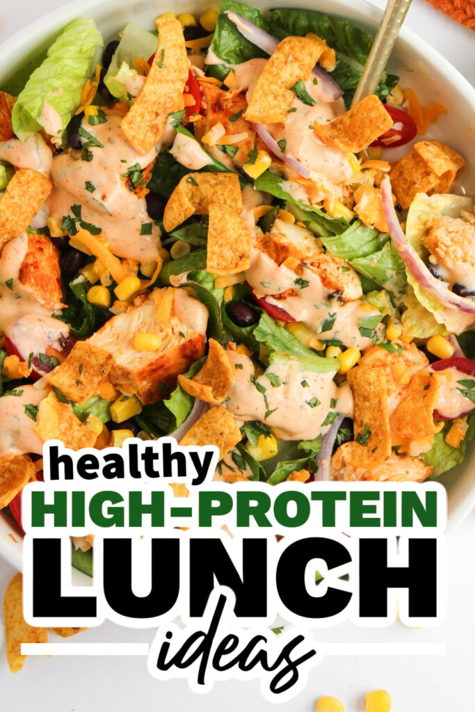 high protein lunch ideas - Southwest Chicken Salad