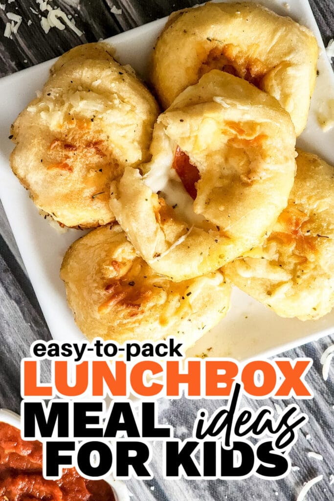 kids lunchbox meal ideas - Cheesy Pepperoni Pizza Biscuits copy