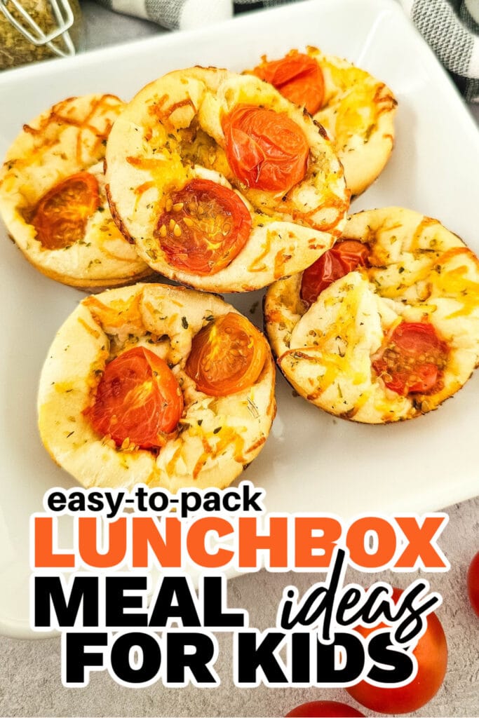 kids lunchbox meal ideas - Cheesy Tomato Focaccia Rolls copy