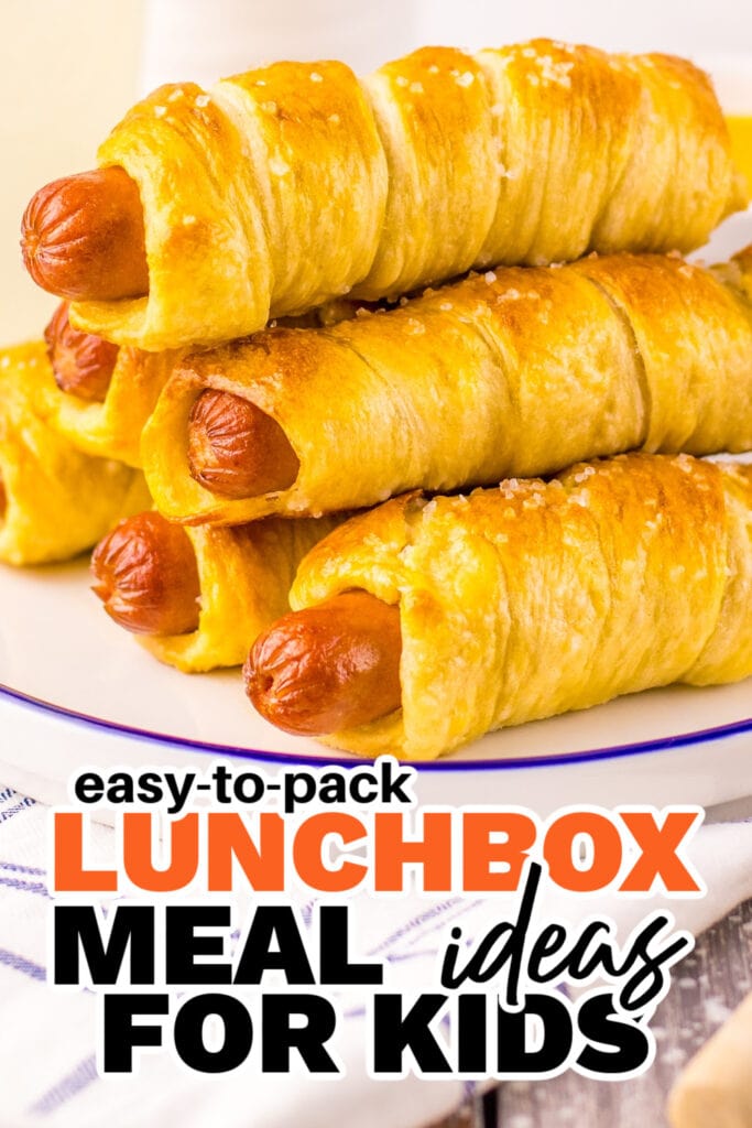 kids lunchbox meal ideas - Copycat Auntie Anne's Pretzel Dogs copy