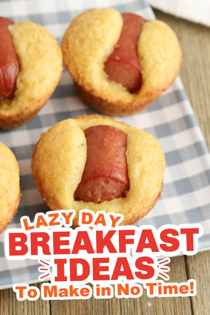 lazy day breakfast ideas - Corndog Mini Muffins copy