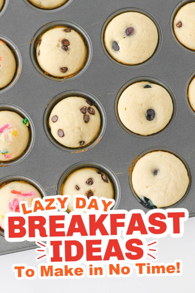 lazy day breakfast ideas - Mini Pancake Bites copy