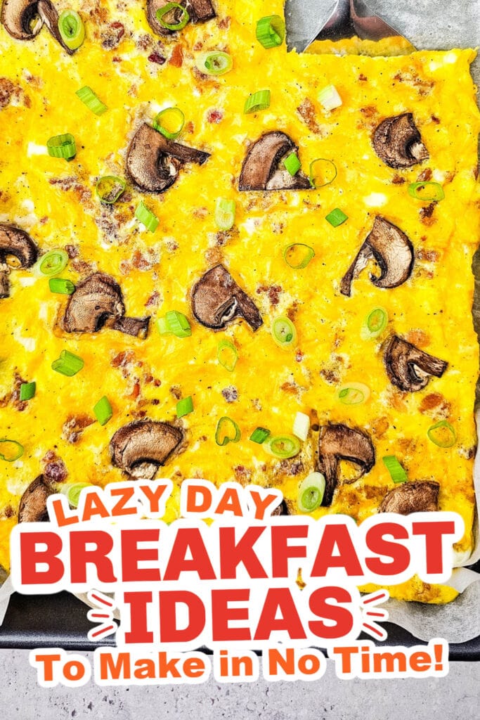 lazy day breakfast ideas - Sheet Pan Frittata copy