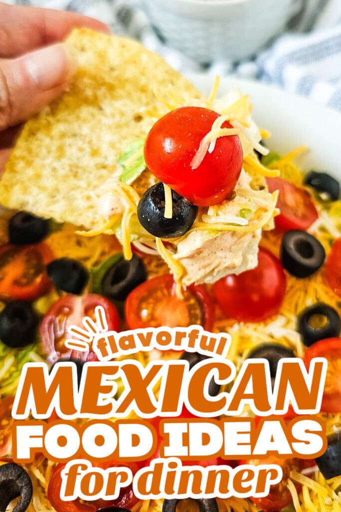 mexican food recipes- Classic Cold Taco Dip