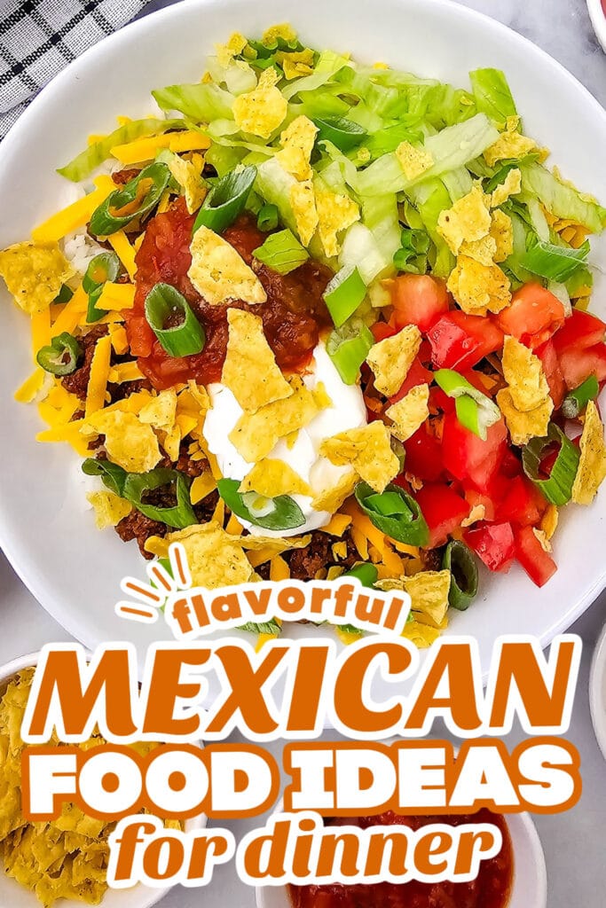 mexican food recipes- Tex-Mex Taco Bowl