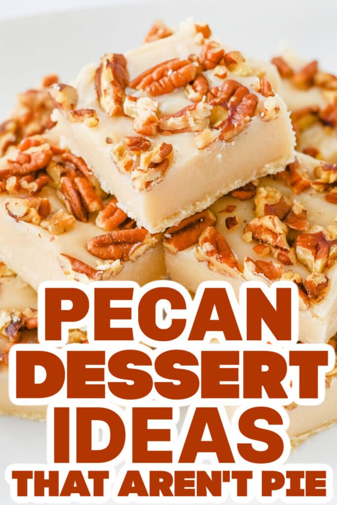 pecan dessert ideas - Pecan Pie Fudge Bites copy