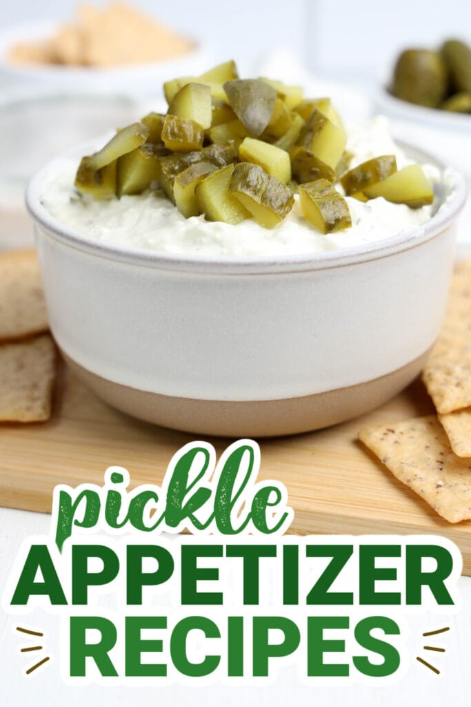 pickle appetizer recipes - Dill Pickle Dip copy