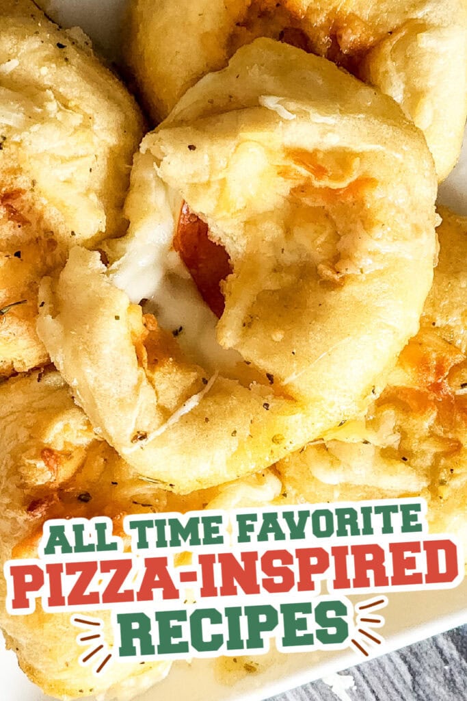 pizza inspired recipes - Cheesy Pepperoni Pizza Biscuits copy