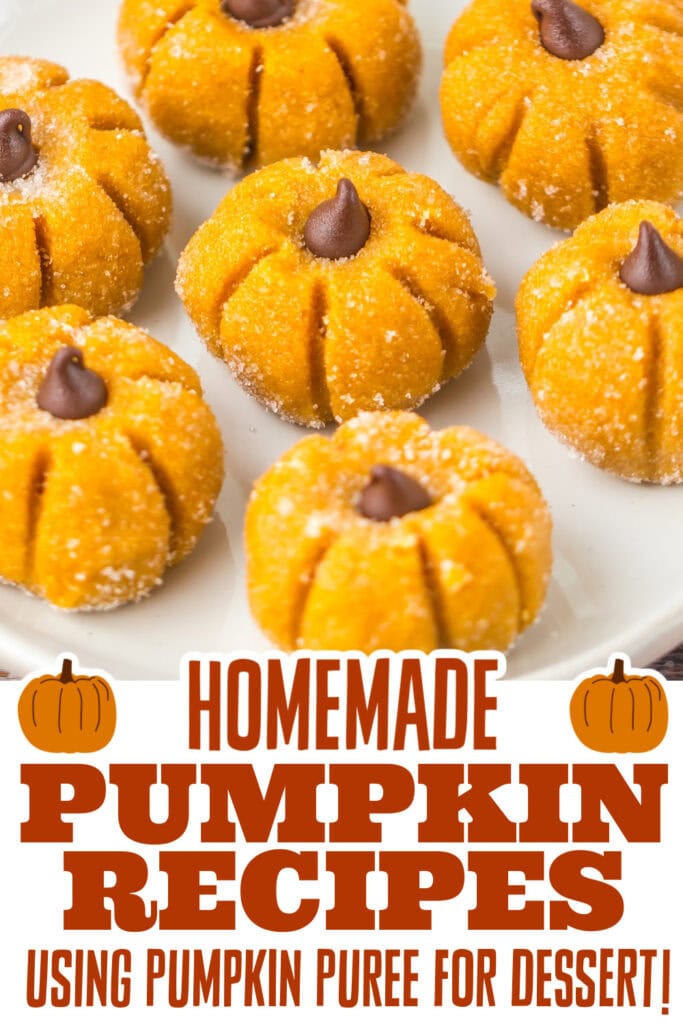 pumpkin recipes using pumpkin puree - Mini Pumpkin Fudge Truffles copy