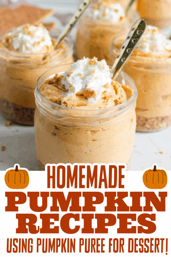 pumpkin recipes using pumpkin puree - Pumpkin Cheesecake Cups copy