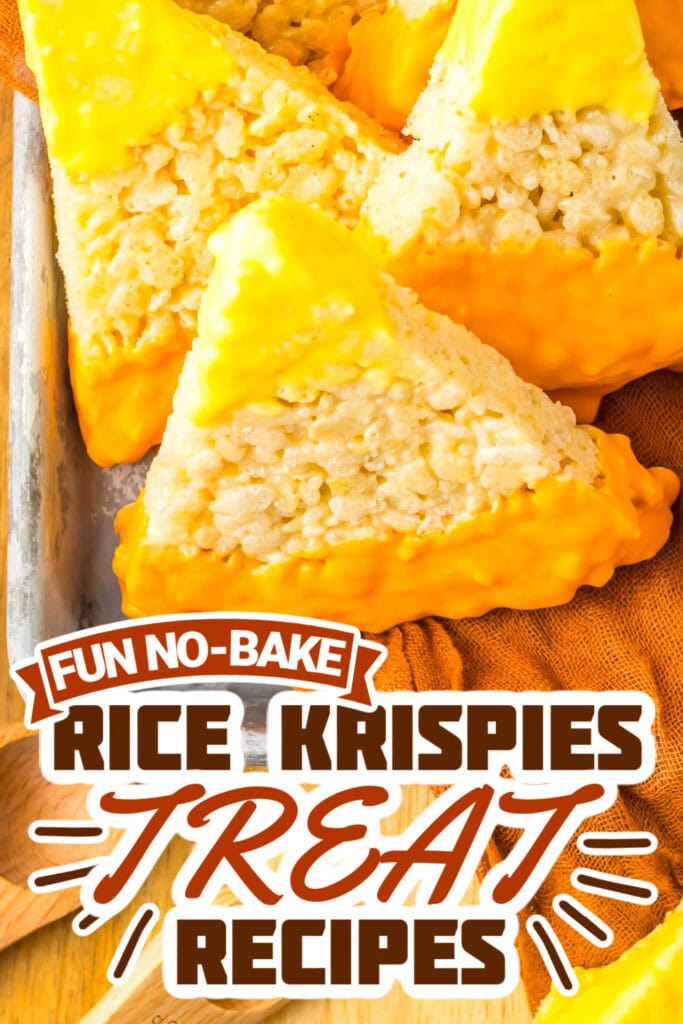 rice krispie treat recipes -Candy Corn Rice Krispies copy
