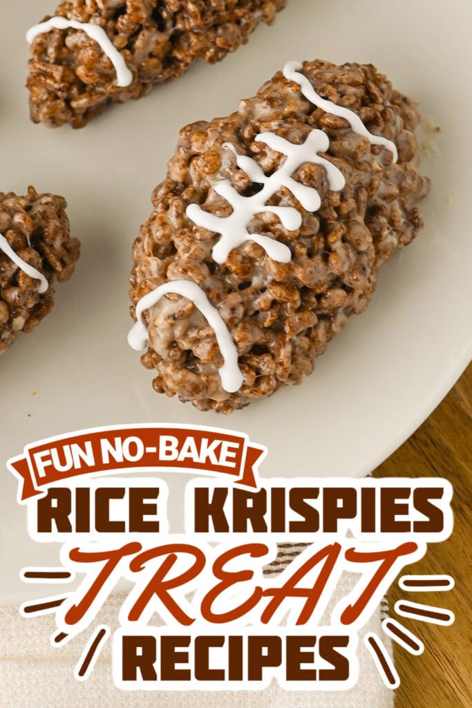 rice krispie treat recipes -Football Rice Krispies Treats