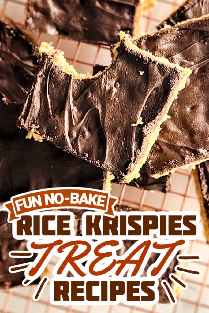 rice krispie treat recipes - Peanut Butter Chocolate Rice Krispie Treats