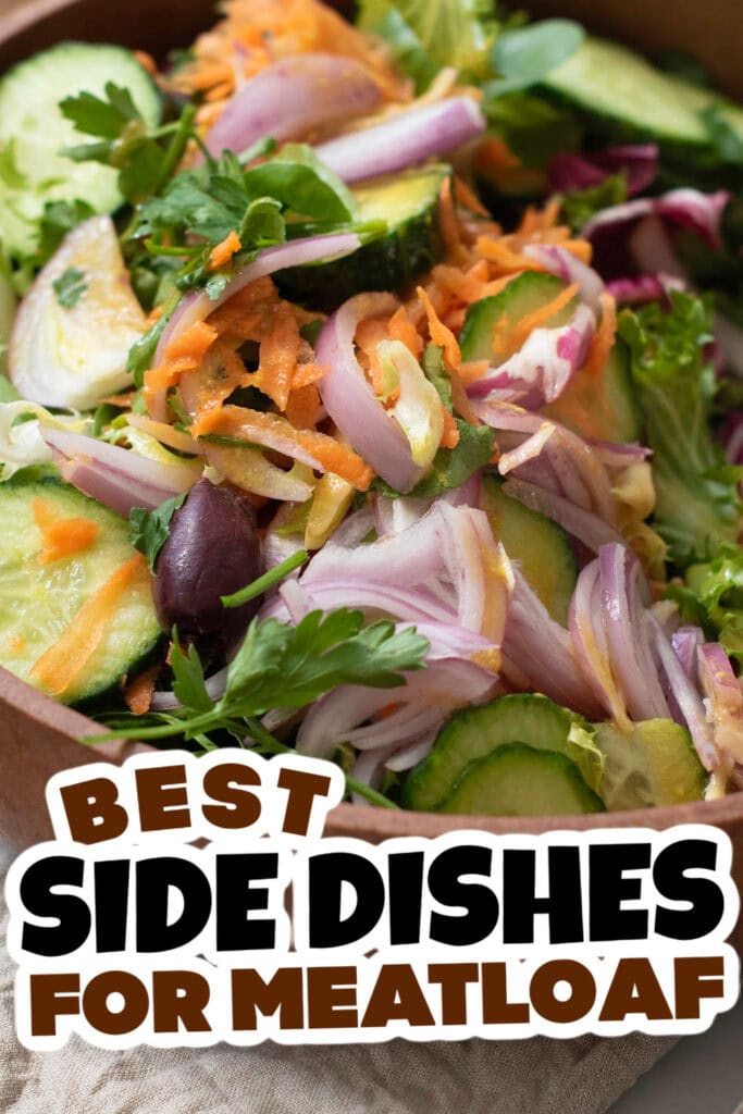 side dishes for meatloaf - Baby Calamari Garden Salad copy
