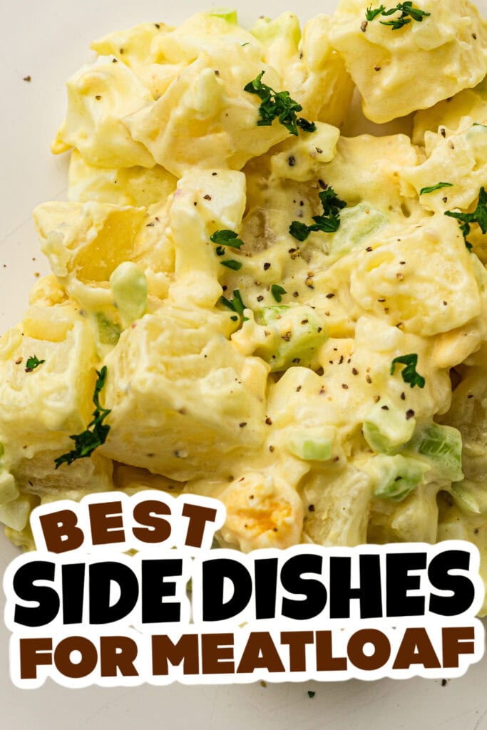 side dishes for meatloaf - Classic American Potato Salad copy