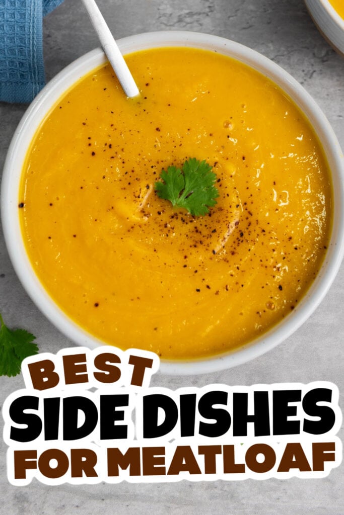 side dishes for meatloaf - Slow Cooker Vegan Butternut Squash Soup copy