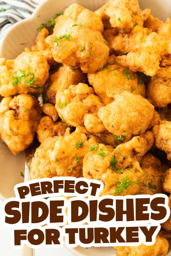 side dishes for turkey - Crispy Cauliflower Bites copy 