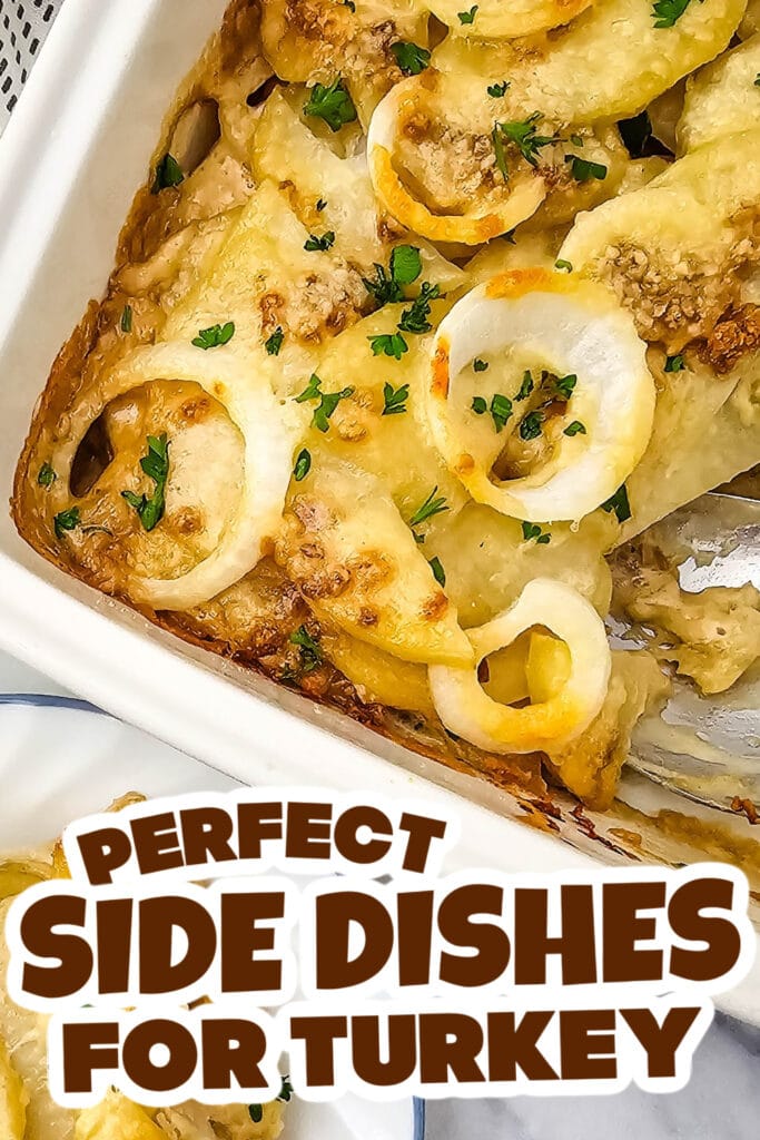 side dishes for turkey - French Onion Potato Bake copy