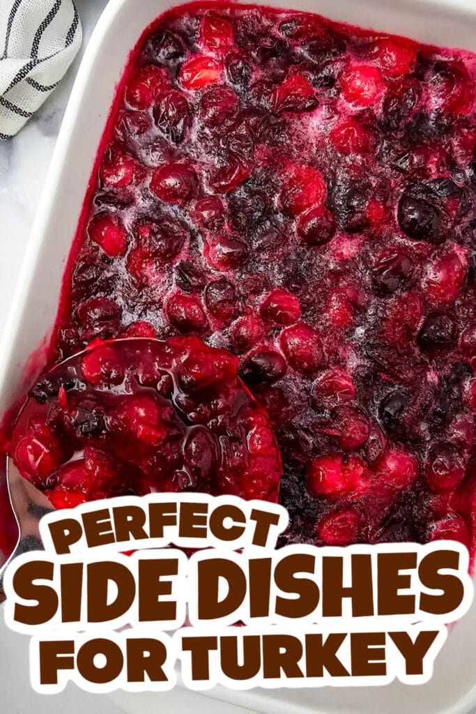 side dishes for turkey - Homemade Classic Cranberry Sauce copy