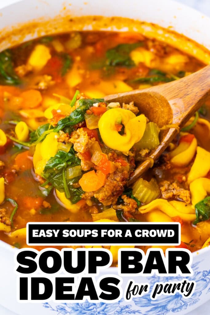 soup bar ideas - Autumn Tortellini Soup copy