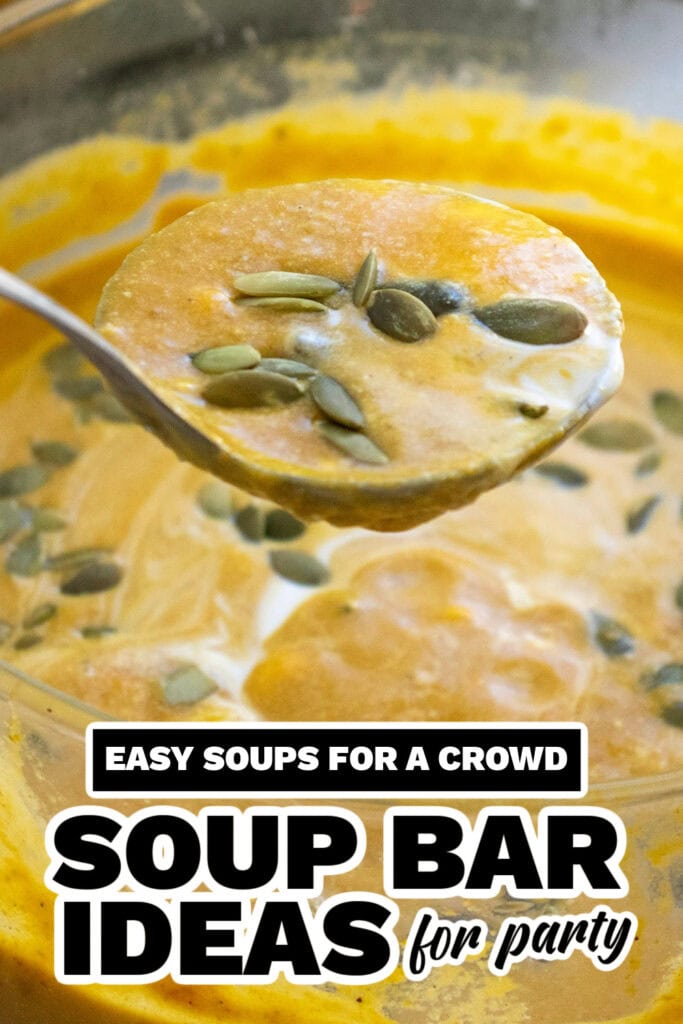 soup bar ideas - Creamy Pumpkin Soup copy