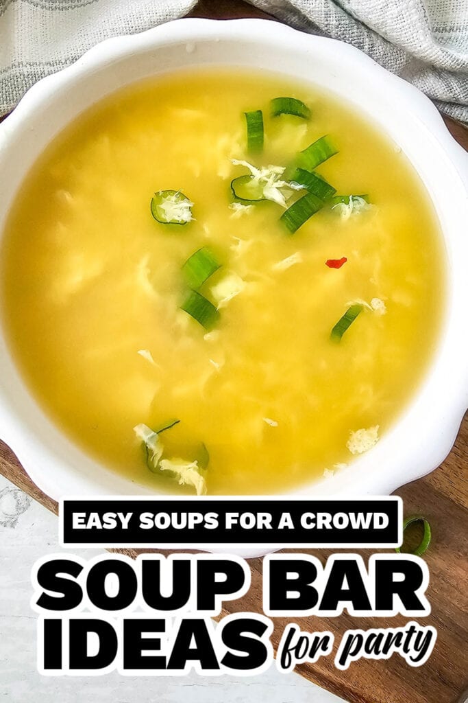 soup bar ideas - Homemade Egg Drop Soup copy