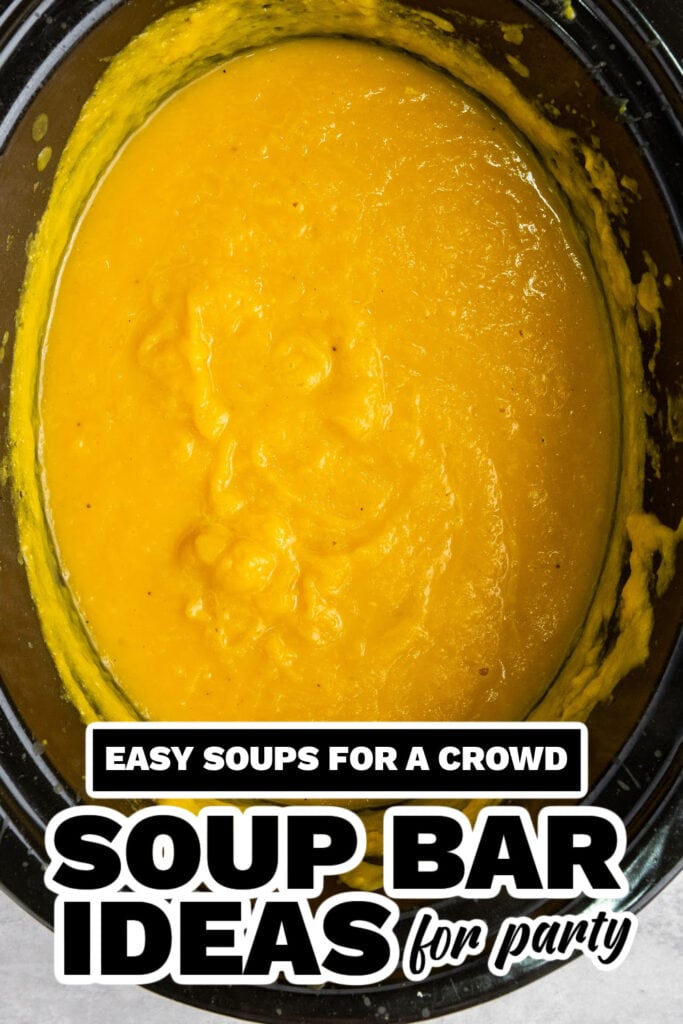 soup bar ideas - Slow Cooker Vegan Butternut Squash Soup copy