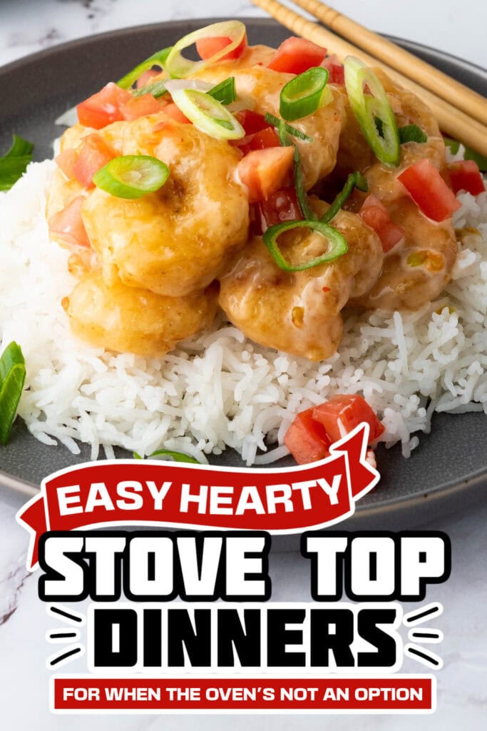 stove top dinners - Bang Bang Shrimp
