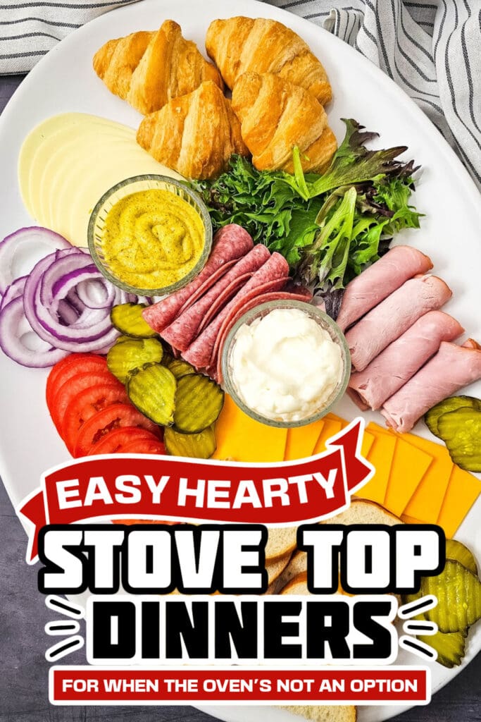 stove top dinners -Make-Your-Own Mini Sandwich Board