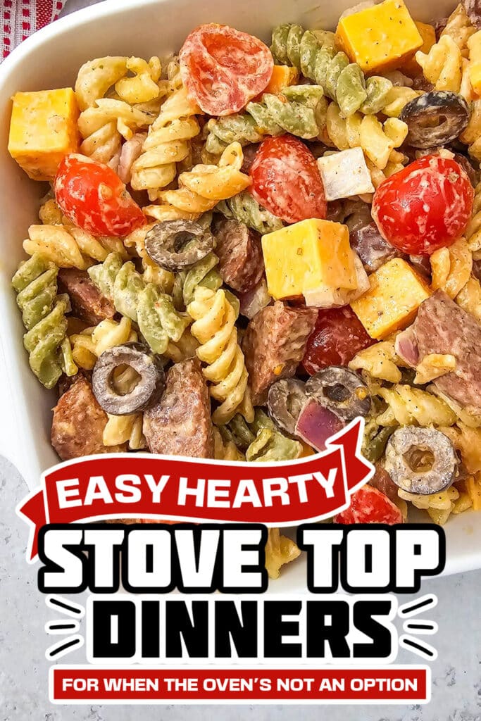 stove top dinners - Smoked Sausage Pasta Salad