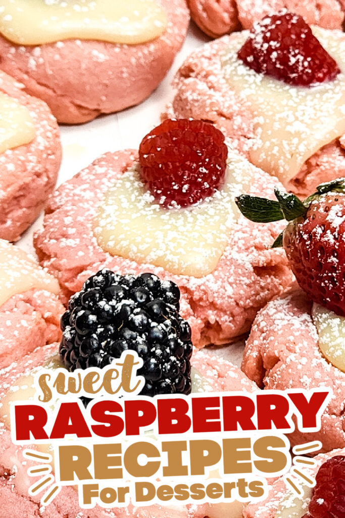 sweet raspberry recipes - Fresh Berry Pink Sugar Cookies (1)