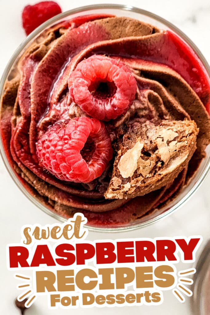 sweet raspberry recipes - Simple Raspberry Fudge Parfait