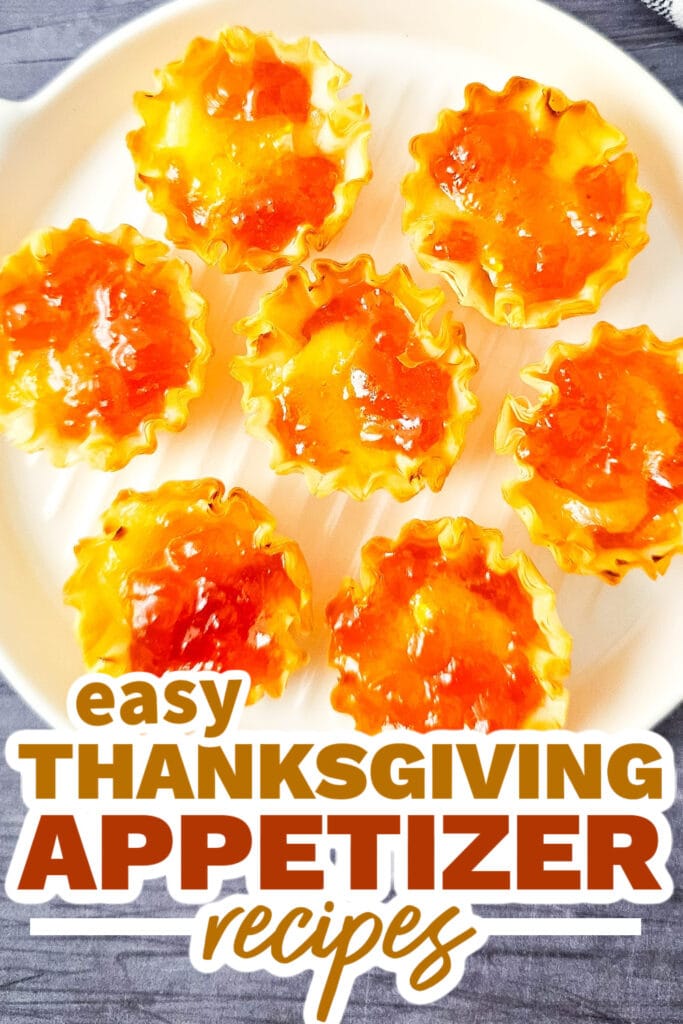 thanksgiving appetizer recipes - Brie Phyllo Tarts