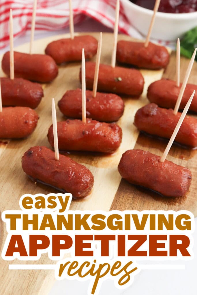 thanksgiving appetizer recipes - Cranberry Cocktail Sausages