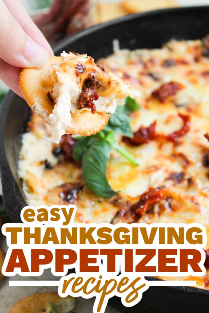thanksgiving appetizer recipes - Creamy Baked Marry Me Chicken Dip
